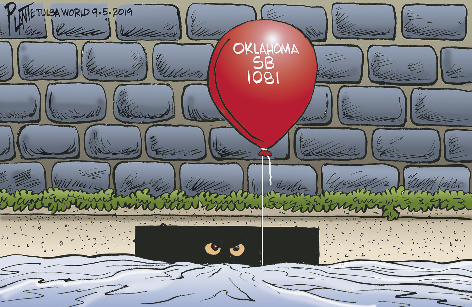 Bruce Plante Cartoon: OK and red flag law